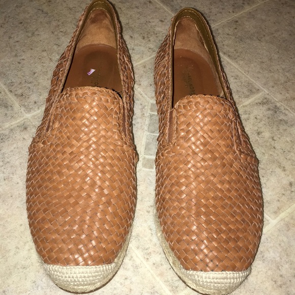 MICHAEL KORS COLLECTION leather weave espadrilles - Picture 1 of 8
